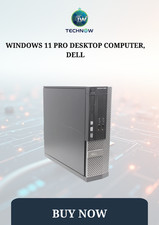 Windows 11 Pro Desktop Computer, Dell, 3.30GHz, 250GB SSD, 16GB RAM, Wi-Fi, PC picture