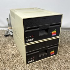 Vintage Apple Disc II Floppy Drive A2M0003 Lot Of 2 FOR PARTS OR REPAIR picture