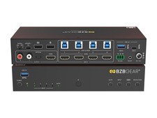 BZBGEAR BG-UHD-KVM41MV 4K UHD 4x1 Seamless Video USB 3.0 KVM Switcher Multiview picture