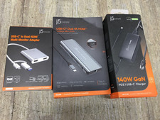 3pcs j5 create USB-C Dual jcd398 jup17140 jca365 power adapter brand new picture