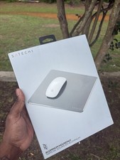 Satechi Aluminum Mouse Pad Silver Non-Slip Plain Design ST-ELMPN picture