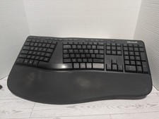 Microsoft LXM-00001 Model 1878 Wired USB 2.0 Ergonomic Keyboard- Tested picture
