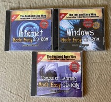 CD-ROM: COMPUTER LEARNING Made Easy, WINDOW Made Easy, INTERNET Made Easy  3 CD  picture