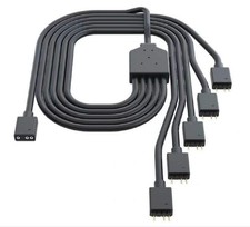 Cooler Master 1-to-5 ARGB Splitter Cable 3-pin Addressable RGB Sync picture