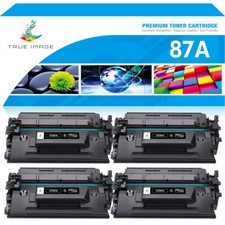 1-4Pk Black CF287A Toner Cartridge for HP 87A Laserjet Enterprise M506 MFP M527 picture