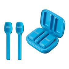 Rode Wireless Micro Microphone Kit (USB-C, Blue) with 2x Blue Interview Micro Ha picture