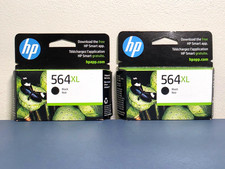 2PK Genuine HP 564XL Black High Yield Ink CN684WN NEW SEALED Warranty 07/2025 picture