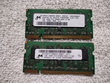 Micron 2GB (2x1gb) 2Rx8 PC2-6400 200Pin DDR2 800Mhz SODIMM RAM Laptop Memory picture
