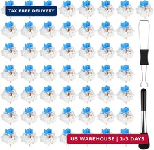 50 Pcs Blue Keyboard Switches, 3-Pin Clicky Tactile Mechanical Keyboard Switches picture
