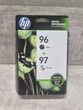 HP 96 / 97 Combo-Pack Ink Cartridges Black & Tri-Color C9353FN Exp 08/2015 New picture