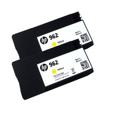 2PK Genuine HP 962 Yellow OfficeJet Pro 9015 9025 9010 9020 9012 picture