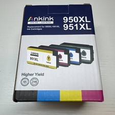 Ank Ink Printer Ink 950XL 951XL, Sealed Cartridges, Black Cyan Magenta Yellow picture