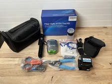 Qiirun Fiber Termination Kit FTTH Cold Connection Tool Kits w/ OPM - 8-in-1 Kit picture