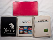 4 Commodore Books Introduction to the Amiga 500, AMIGA BASIC DIRECTOR INVISION picture