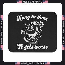 Office Mouse Pad Non-Slip Rubber Base Smooth Fabric Surface for Work & Gaming picture