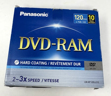Panasonic DVD-RAM LM-AF120LU10 120min 4.7GB 10 Pack 2-3X Speed picture