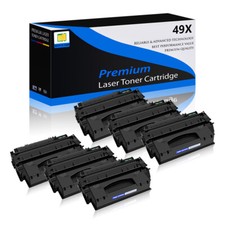 6PK Q5949X 49X Black High Yield Toner Cartridge Compatible for HP 1320 3390 3392 picture