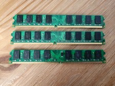 6GB (3x2GB) DDR2 800MHz PC2-6400 240-Pin Desktop RAM AMD Motherboards UNTESTED picture