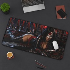 Katana Mouse Pad, DC Comics XXL Gaming Desk Mat, Samurai Heroine Pad picture