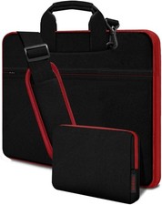 Laptop Shoulder Bag 15.6-16 inch Case,Water-Resistant Shockproof Computer Han... picture