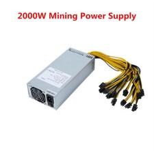 1800W PSU Mining Power Supply Module For Computer  GPU 10x6PIN 180V - 240V picture