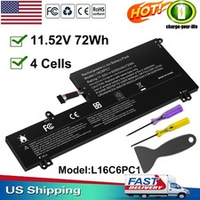 ✅L16M6PC1 L16C6PC1 L16L6PC1 Battery For Lenovo Yoga 720-15IKB 5B10M53743 72Wh picture