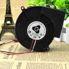 AVC 9cm 9733 F9733B12LG 12V 0.72A 3 Wire Dual Ball Turbo Blower Cooling Fan picture