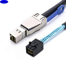 Mini SAS SFF-8644 with IC to SAS SFF-8643 Server Connection Cable picture