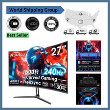 FHD 1080P 27-Inch Curved Monitor - 240Hz Refresh Rate, Anti-Flicker Technology picture