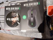 Gaming Mouse Metal Gear Solid Snake Eater FPS Optimized +Wireless Pad NEW Sealed picture