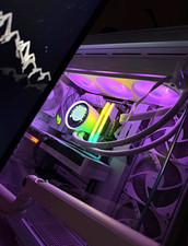 Custom/Whitebox White RGB Liquid Cooled Gaming Desktop PC Tower picture