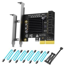 SA3026C SATA Card 6 Port, PCIe X4 SATA III 6Gbps, 6-port PCIE X4(3.0 X2 Speed) picture