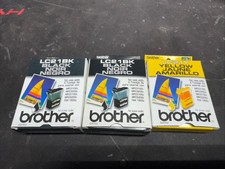 Genuine Brother OEM LC21 Ink Cartridges — 3-Pack Lot Sealed Vintage/Discontinued picture
