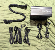 Corsair RM1000x 1000W ATX Modular Power Supply Black CP-9020201 picture
