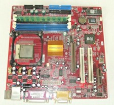 ECS P4S5MG/GL+ MOTHERBOARD / INTEL PENTIUM SL5TK CPU + 1GB RAM picture