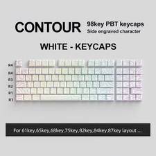 Contour KM98 PBT Keycaps-Perfect Fit for Attack Shark X68HE, MCHOSE ACE60/ACE68  picture