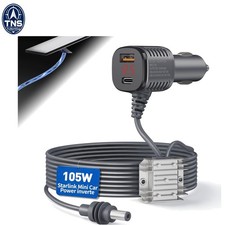 105W Starlink Mini Car Adapter with Digital Display 12V-24V for RV, Boat, Car picture