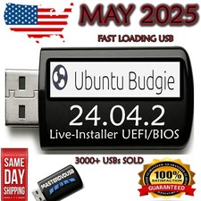 Ubuntu Budgie 24.04.2 USB Bootable LIVE | INSTALLER | UEFI | BIOS | LATEST VER picture