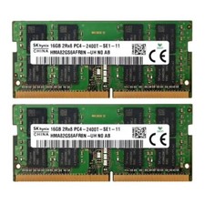 Hynix 32GB (2X16GB) DDR4 2400MHz PC4-19200 2RX8 SODIMM Memory Ram HMA82GS6AFR8N picture