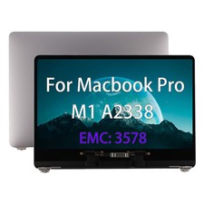 Gray OEM LCD Display Screen Assembly Replacement For MacBook Air 13.3
