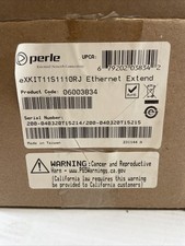 Perle eX-KIT11-S110-RJ Extender Kit - 1 Pair of eX-1S110-RJ Ethernet Extenders picture