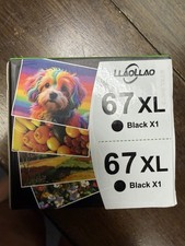 Llaollao 67XL Black Inkjet Compatible Ink Cartridge for HP Printers picture
