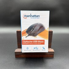 New in box Manhattan Mouse 179331 USB Wired Black 1000dpi picture