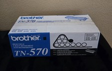 Brother TN-570 TN570  Black Toner Cartridge High Yield Genuine OEM picture