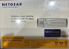 NETGEAR G 54 MBPS WIRELESS-G USB 2.0 ADAPTER WG111 NEW SEALED picture