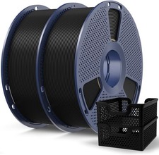 High-Speed 1.75mm PLA Plus 2.0 Filament - 2KG Black, Tough & Strong, Accurate +/ picture