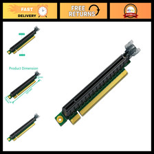 High-Speed 16x PCIe Riser Card 90 Degree for 1U/2U Server Case - PCI-E 3.0/4.0 picture