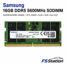 NEW Samsung 16GB DDR5 5600MHz SODIMM PC5-44800 CL46 M425R2GA3PB0-CWMOL picture