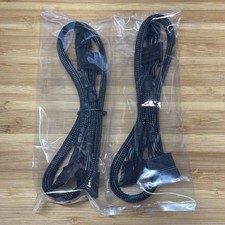 2x EVGA SuperNOVA P2 6-Pin Modular PSU to 3x SATA Braided Power Cable New picture