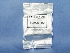 Genuine Lexmark 82 Black Inkjet Cartridge picture